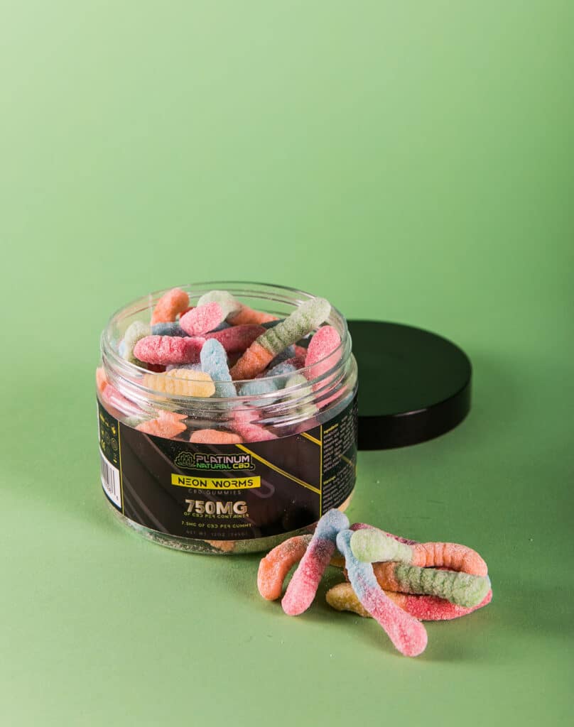 Neon Worms (Day Time) CBD Gummies